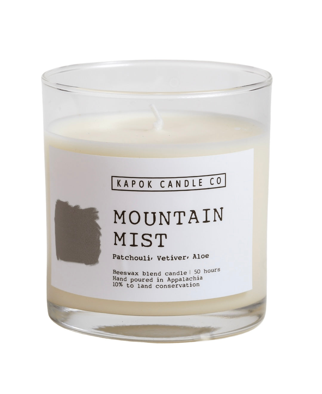 Mountain Mist Beeswax Blend Candle, 100% Cotton Wicks, Wooden Lid